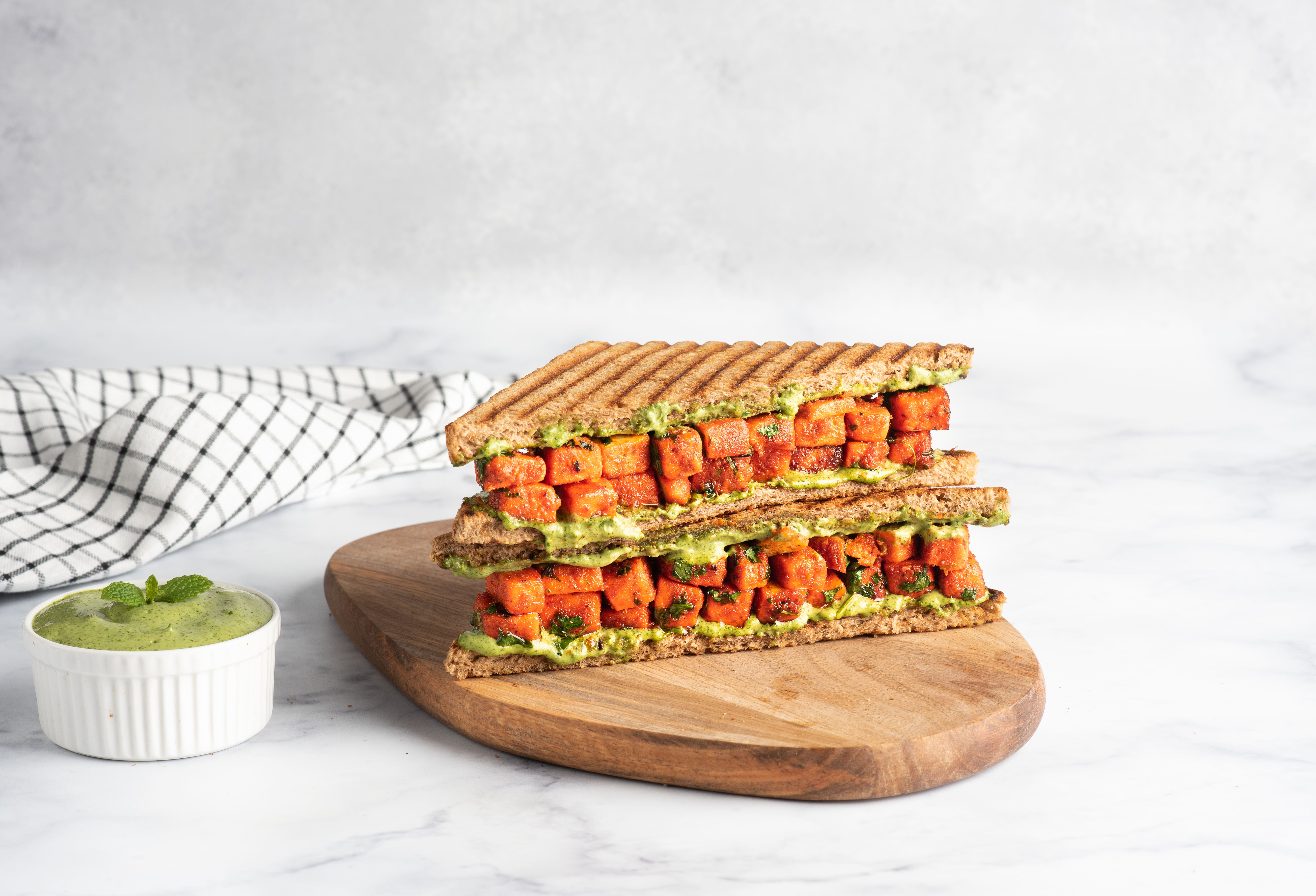 Paneer Tikka Sandwich